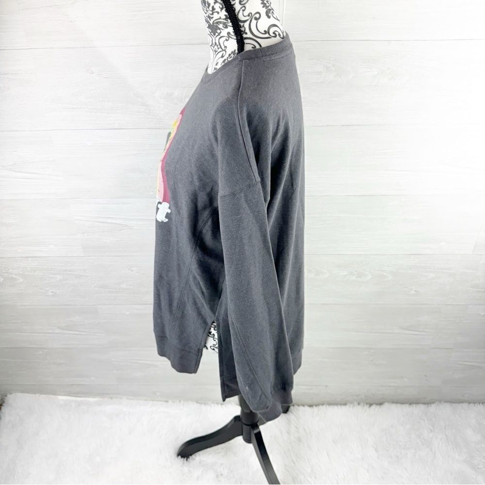 Wildfox Easy Does It Rainbow Statement Sweatshirt… - image 5